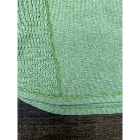 Eddie Bauer Lime Green Lightweight Sweater, 1/4‎ Zip Front, Turtleneck, Size PS - Picture 5 of 9